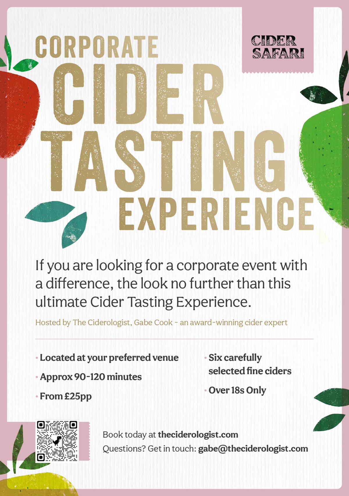 Corporate Cider Tasting Experience